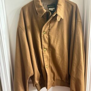 Men's Tan Bomber Jacket